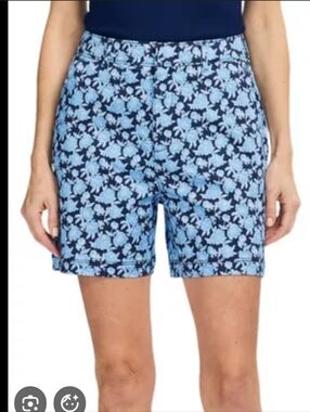 IZOD Medieval Blue Krystina Printed Shorts